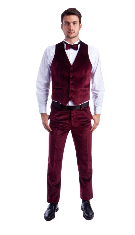 Tazzio MV107H-03-BUR Mens Vest