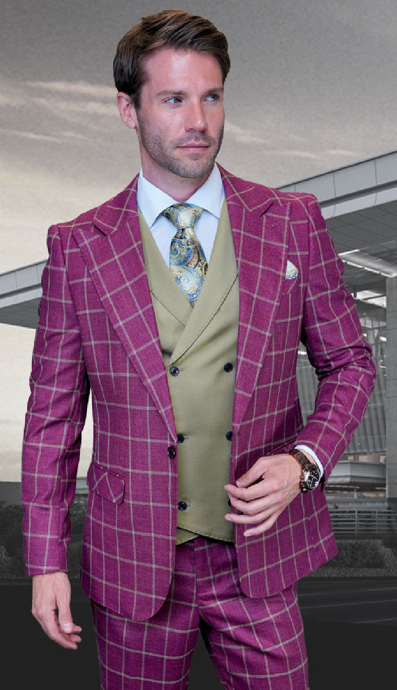 Statement Oxford-WI Mens Suit