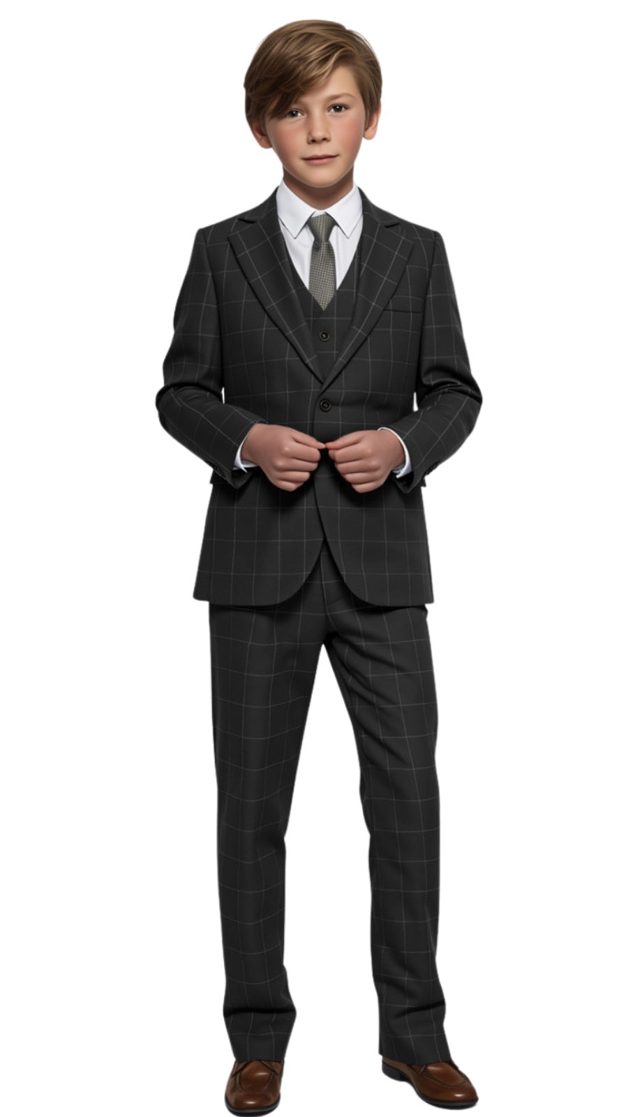 PERRY ELLIS PB414-01 Boys Suit