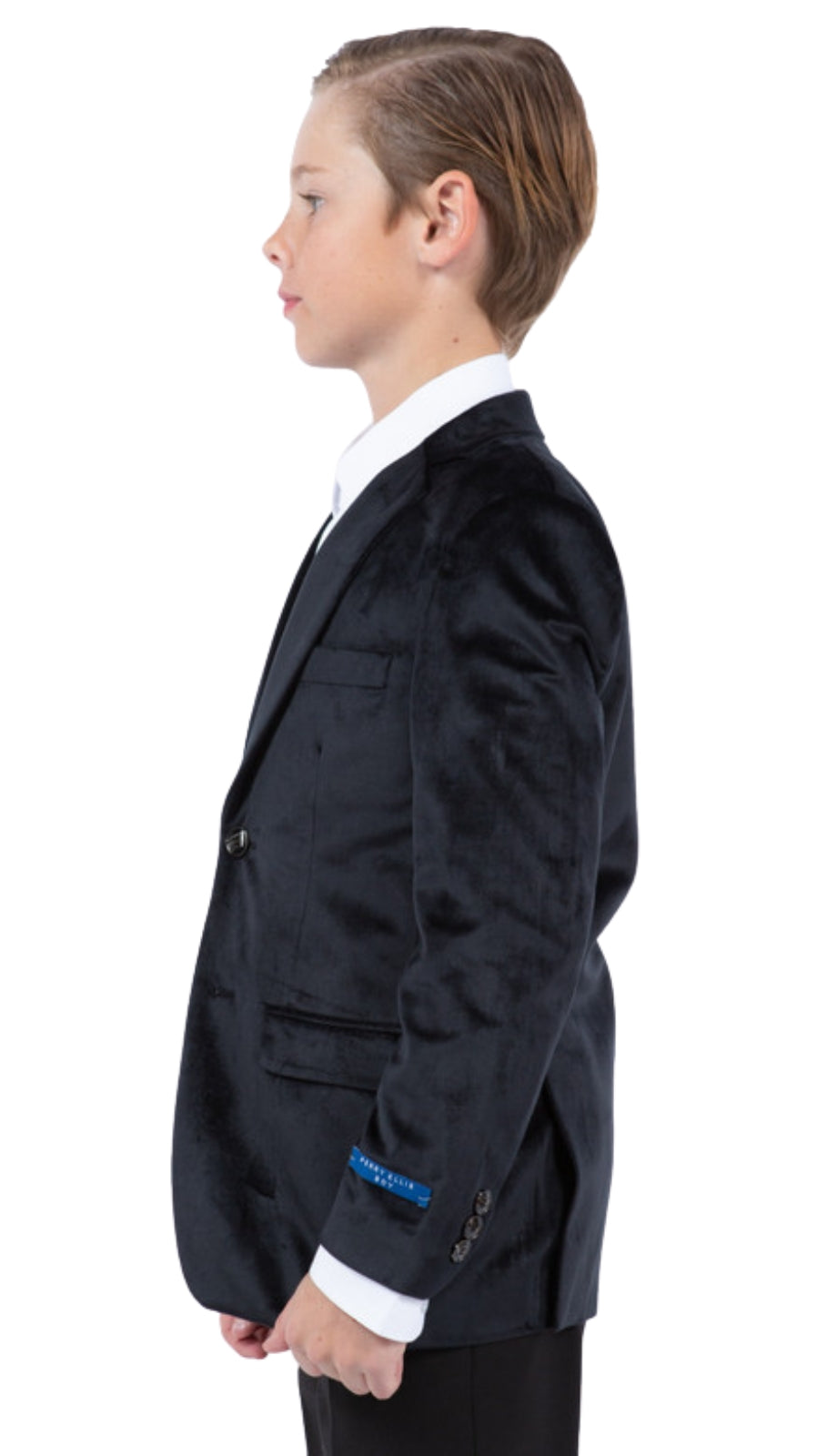 PERRY ELLIS PBJ386-01-BLK Boys Suit