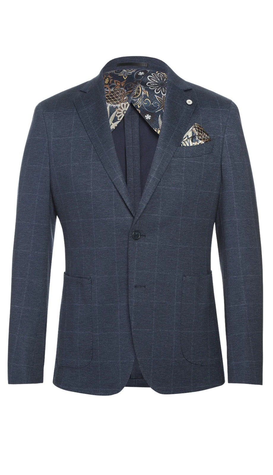Pellagio Mens Blazer PF24-6-DARK-BLUE