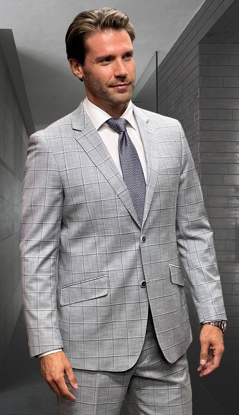 Statement PORTO-4-GR Mens Suit