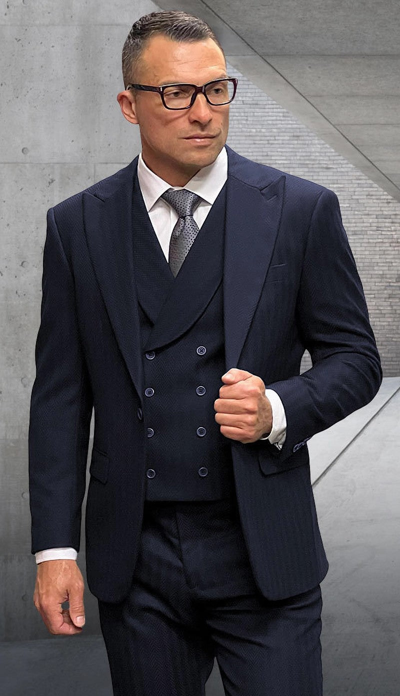 Statement POSITANO-BLK Mens Suit