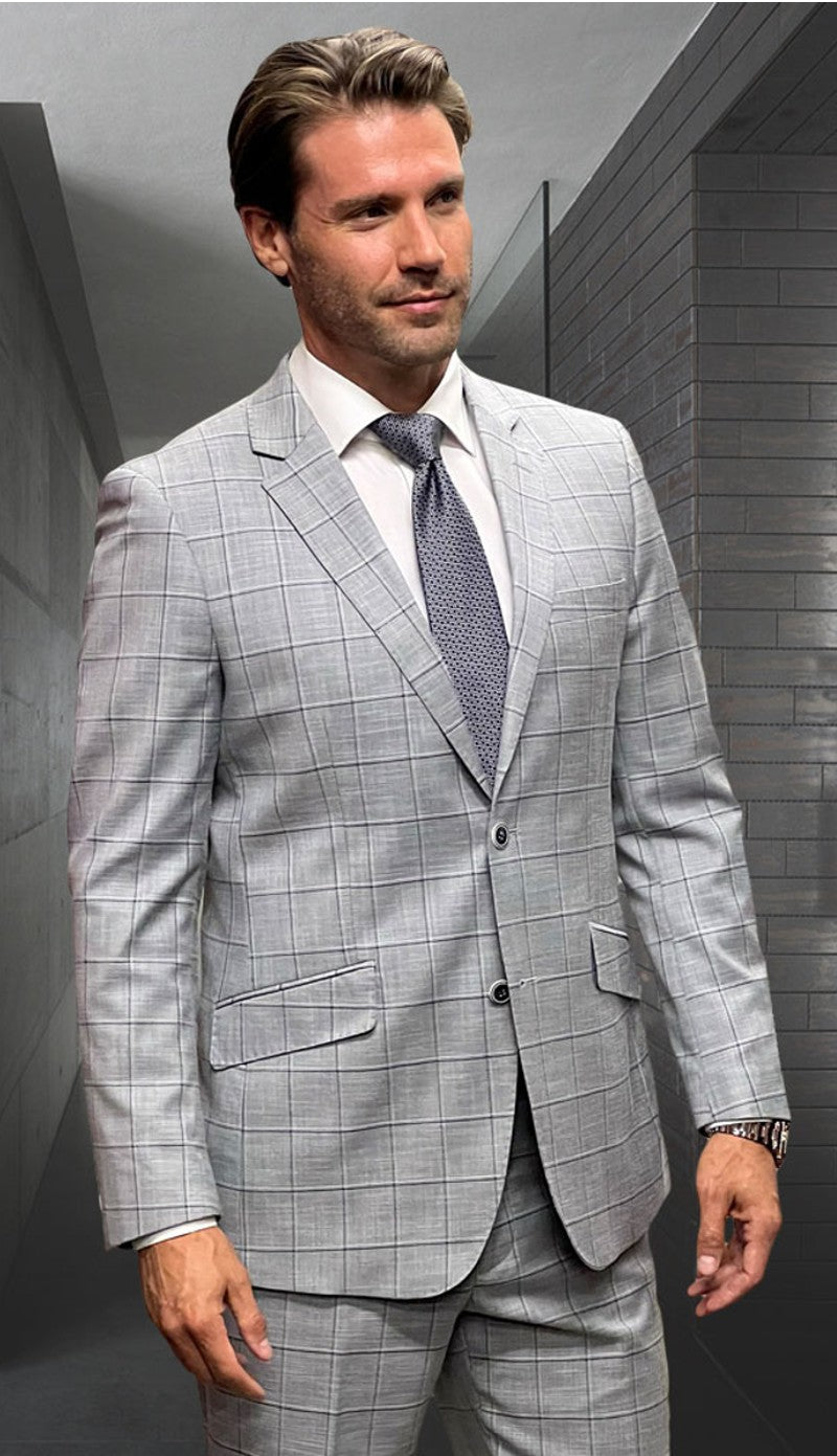 Statement PRT-101-GR Mens Suit