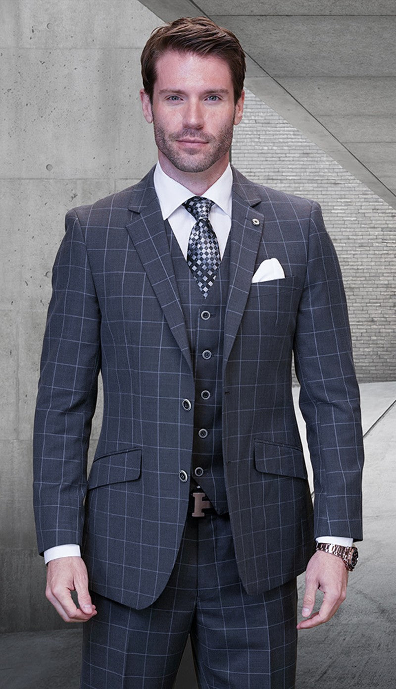 Statement ROSETI-CH Mens Suit