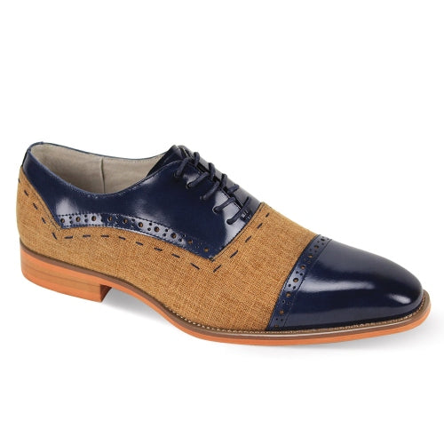 Giovanni REED-NVY-TAN Unisex Dress Shoes