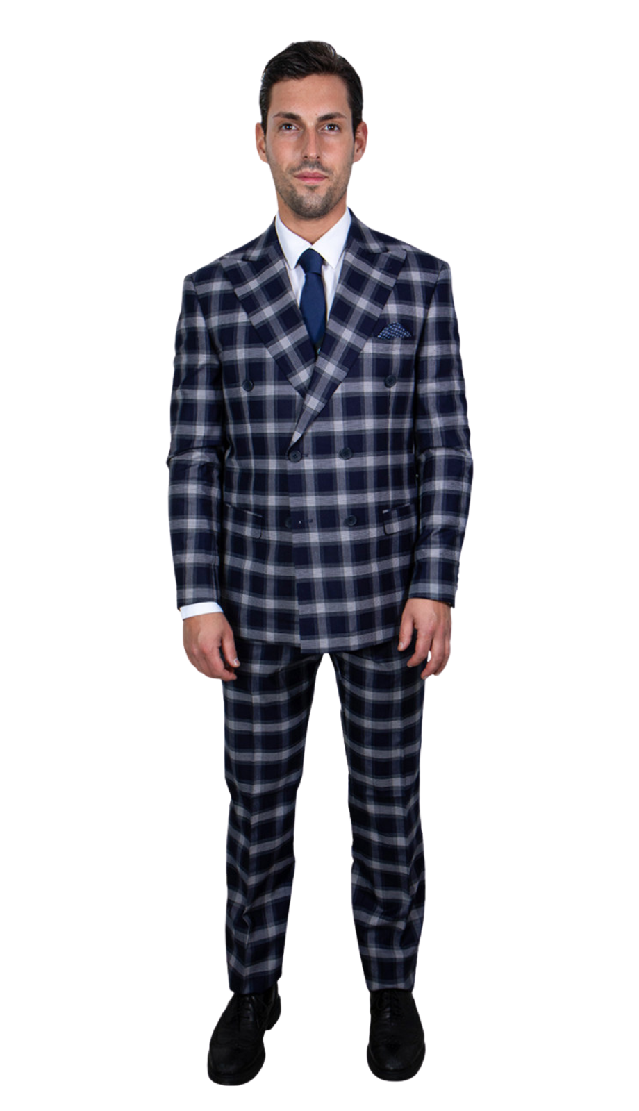 Stacy Adams-SM103H1-NAV-BLUE Mens Suit