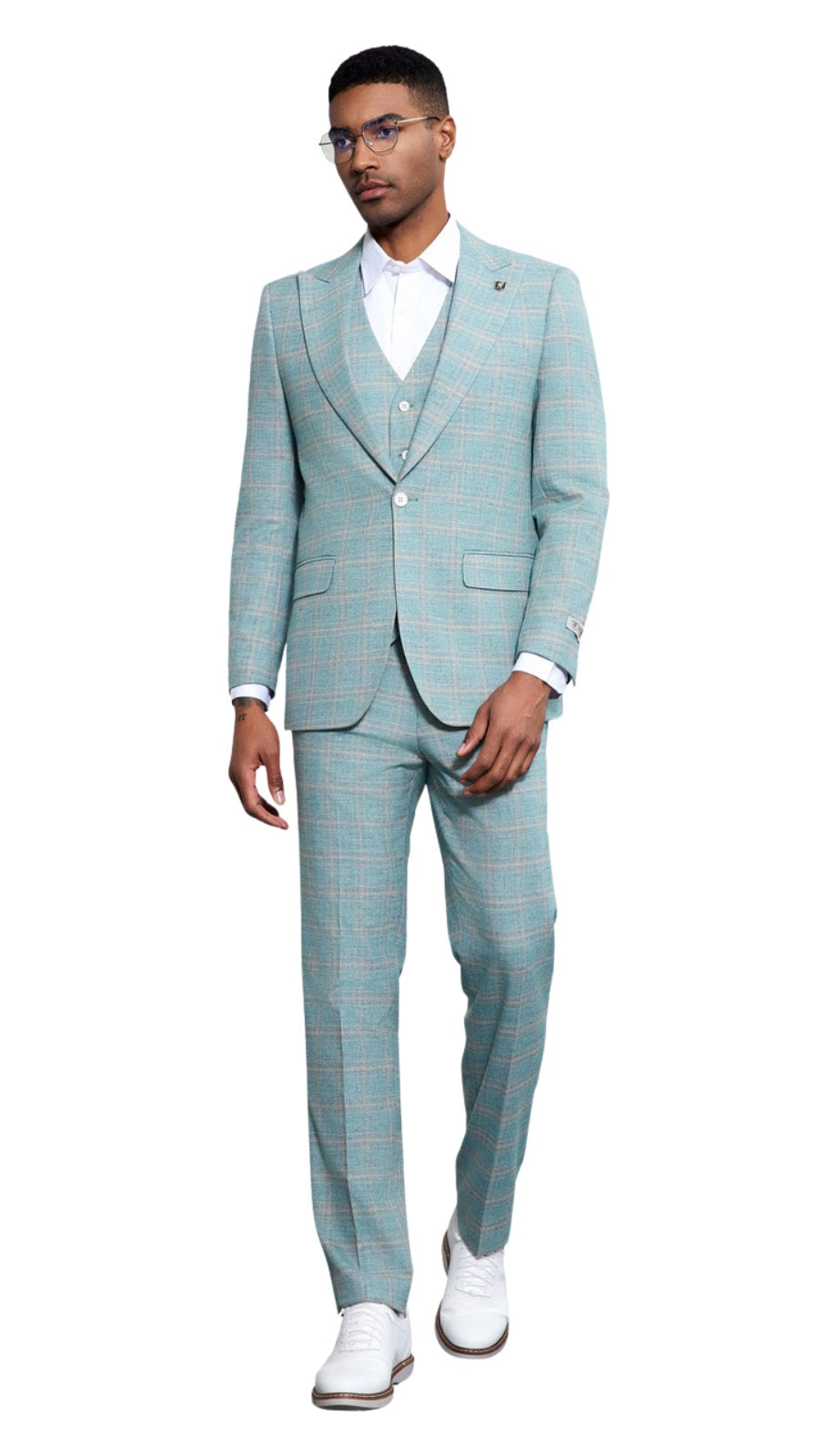 Stacy Adams SM182H1-01-TUR Mens Suit
