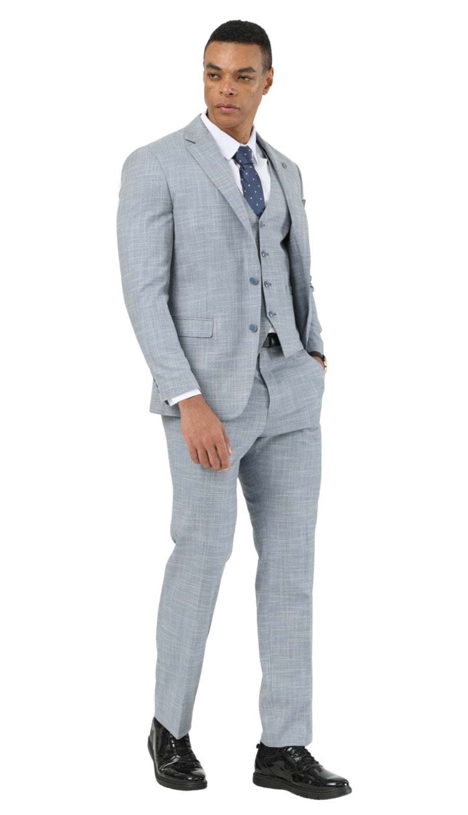Stacy Adams SM208H1-301-LIT-GRY Mens Suit