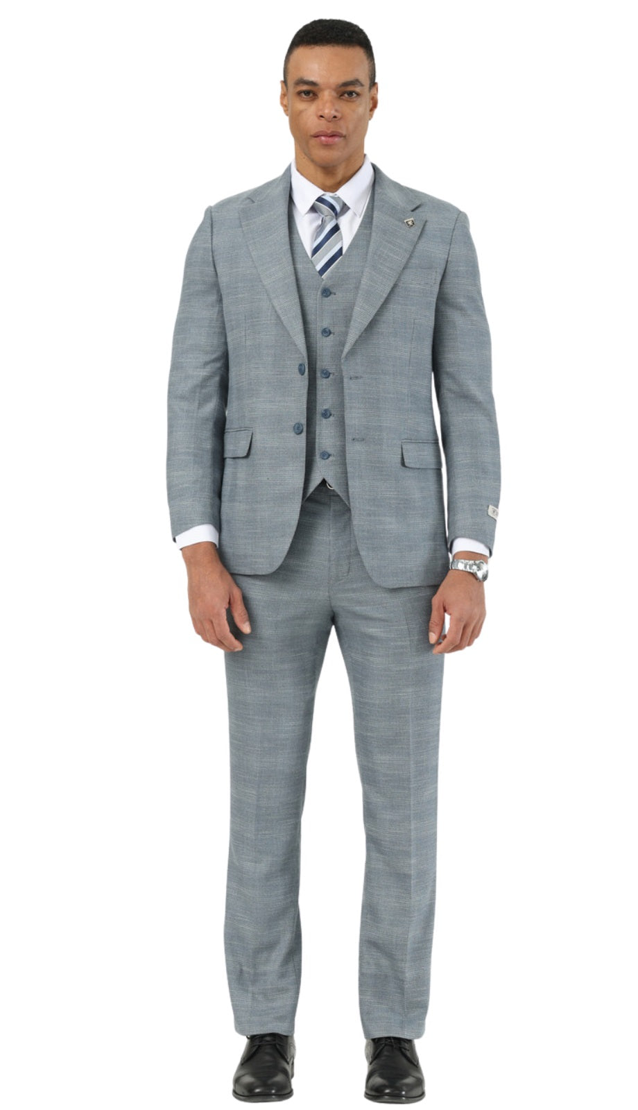 Stacy Adams SM210H1-02-LG Mens Suit