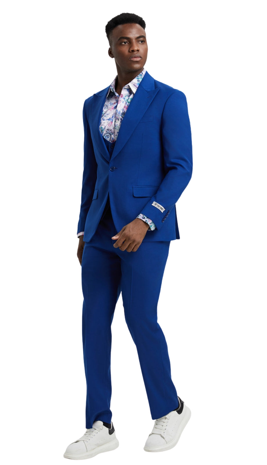 Stacy Adams SM255H1-10-INDIGO Mens Suit