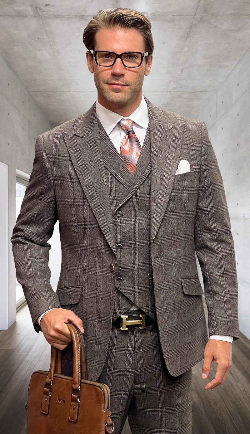 Statement STEFANO-BR Mens Suit
