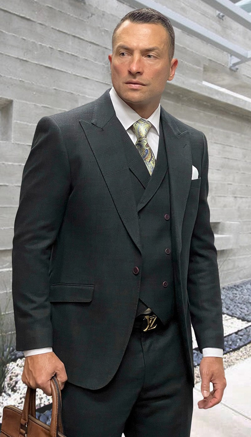 Statement STEFANO-HU Mens Suit
