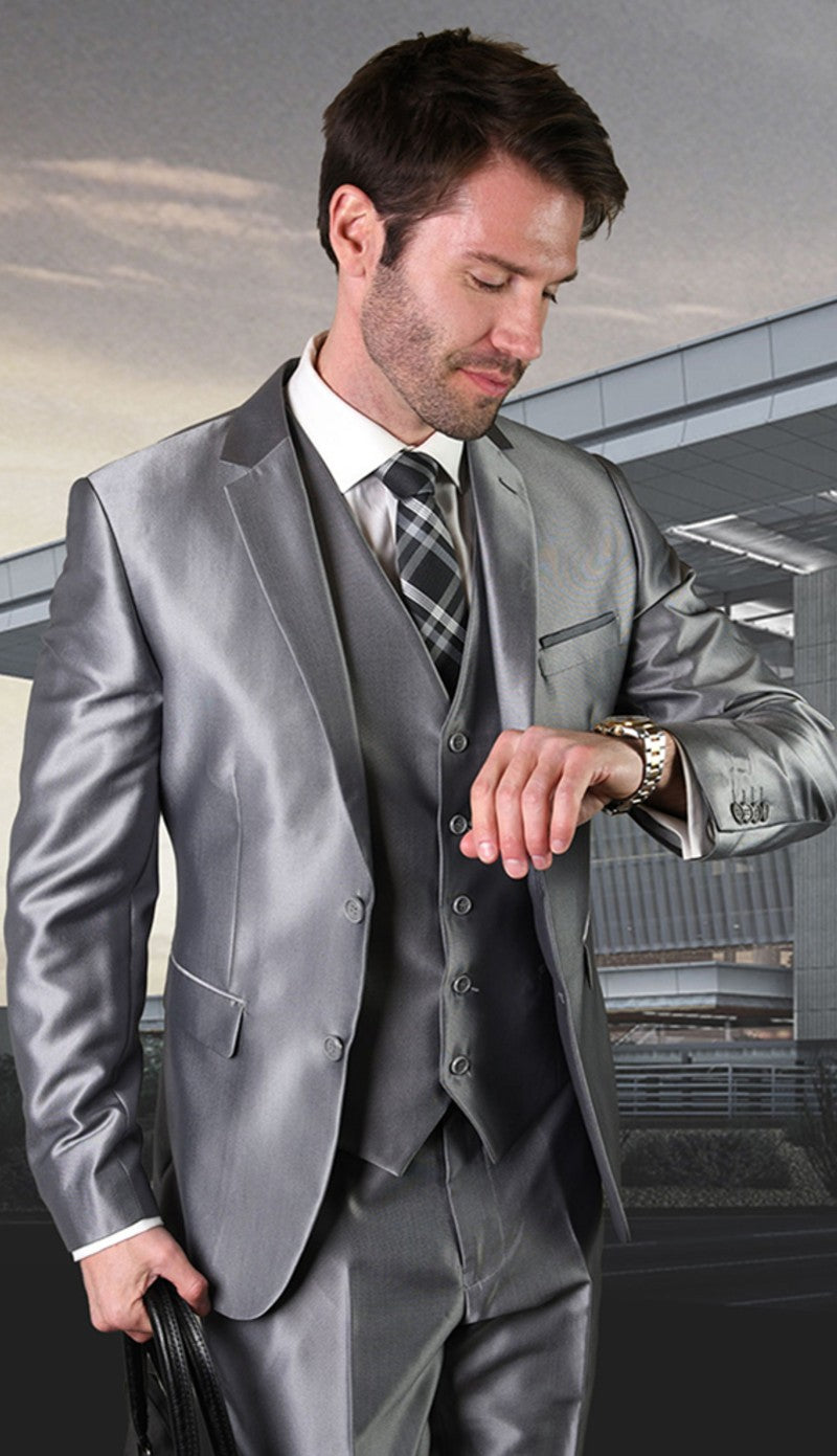 Statement SW-204-GR Mens Suit