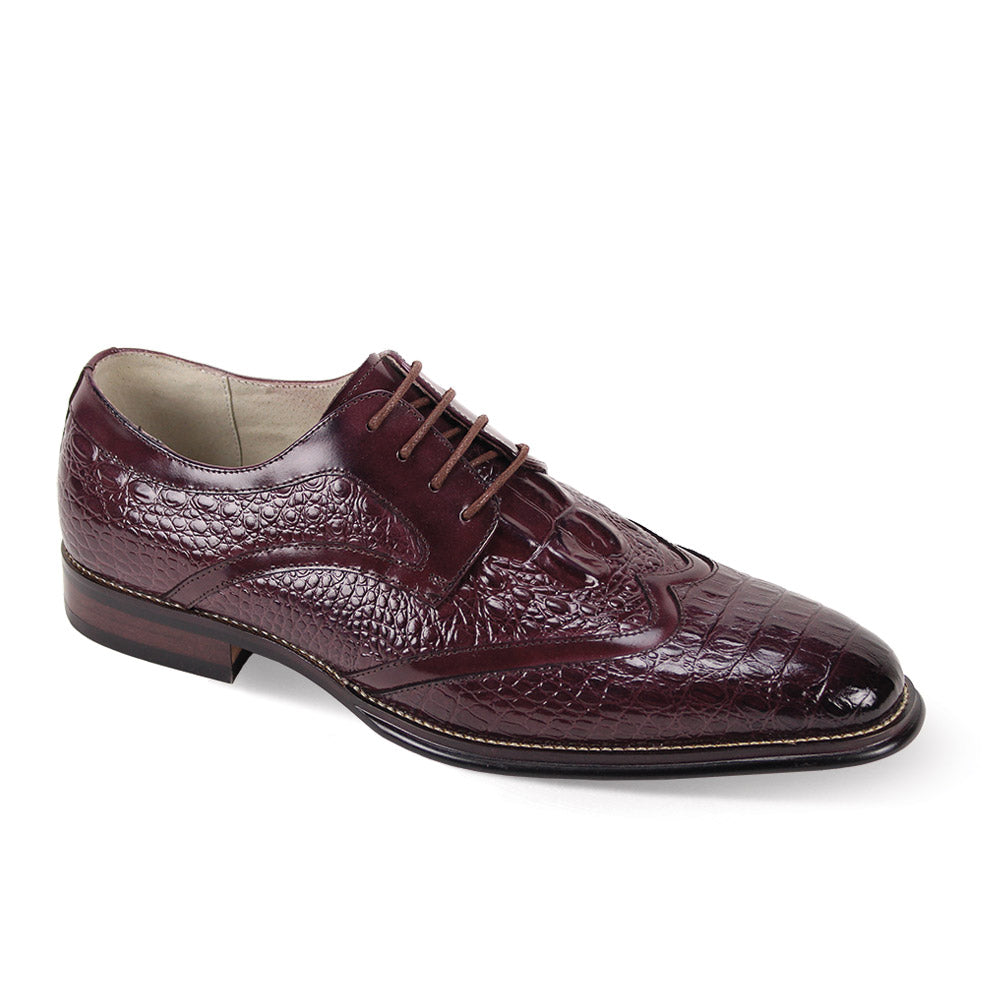 Giovanni Leather Dress Shoes-SHANE-BUR