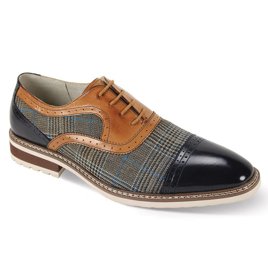 Giovanni SINCLAIR-NVY-TAN Mens Dress Shoes