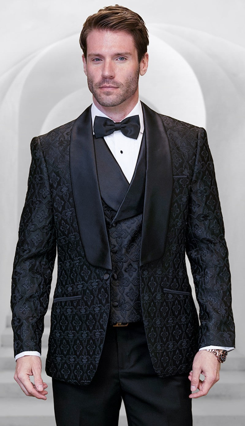Statement TIZANO-BLK Mens Suit