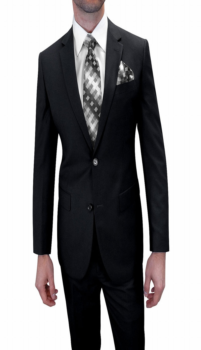 Statement TS-02-BK Mens Suit