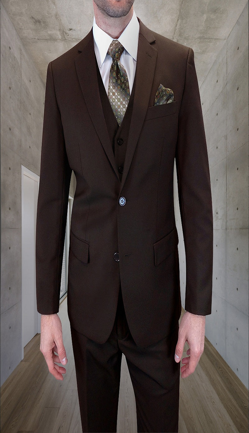 Statement TS-2V-BR Mens Suit