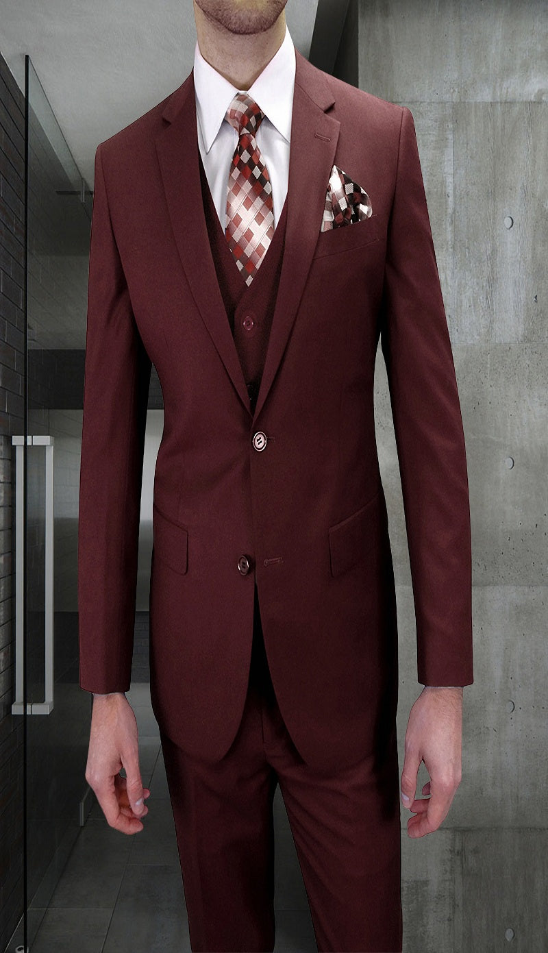 Statement TS-2V-BU Mens Suit