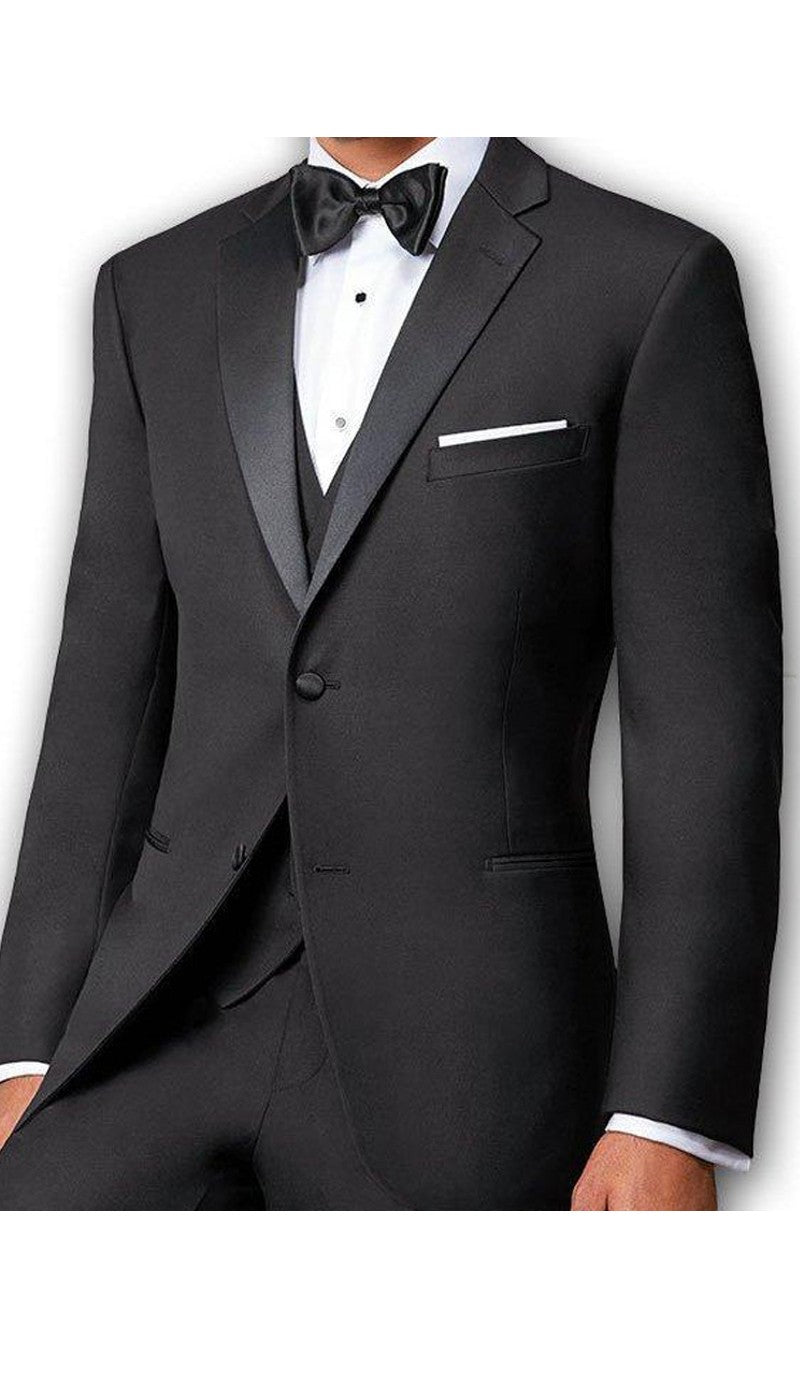 Statement TUX-100-BLK Mens Suit