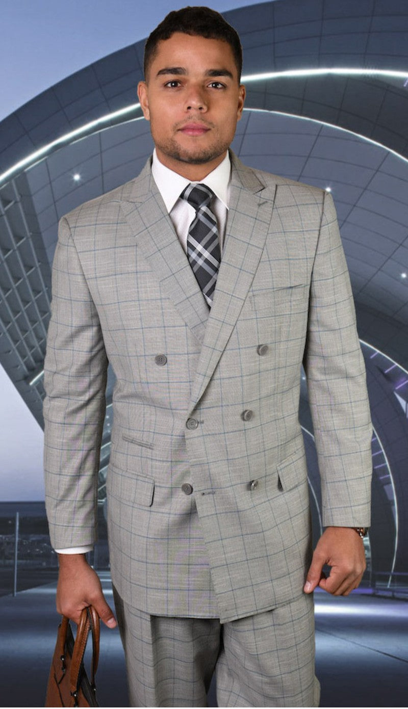 Statement TZD-401-GR Mens Suit