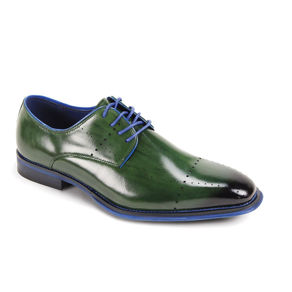 Giovanni Leather Dress Shoes-TATE-GRN