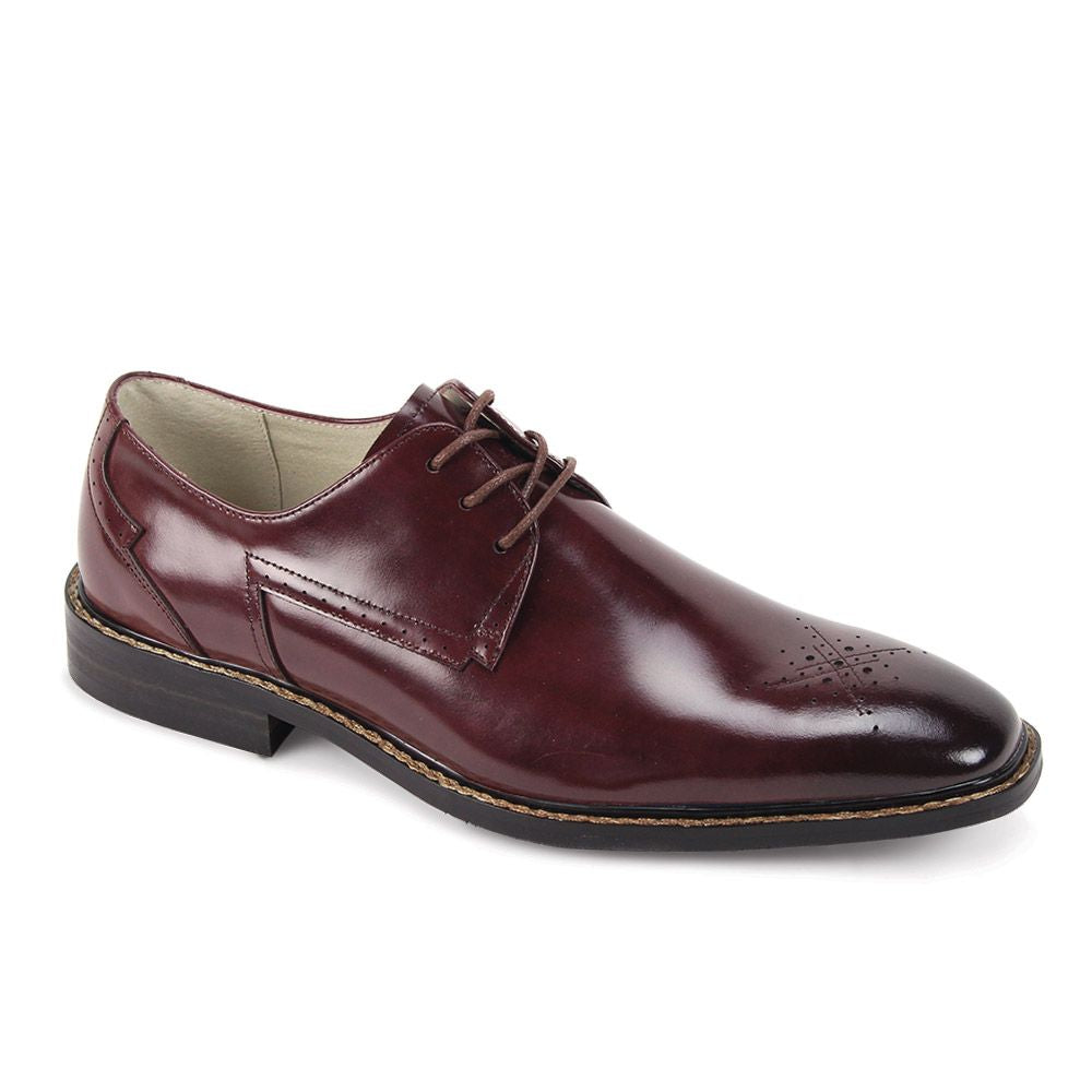 Giovanni TOBY-BURGUNDY Leather Shoes
