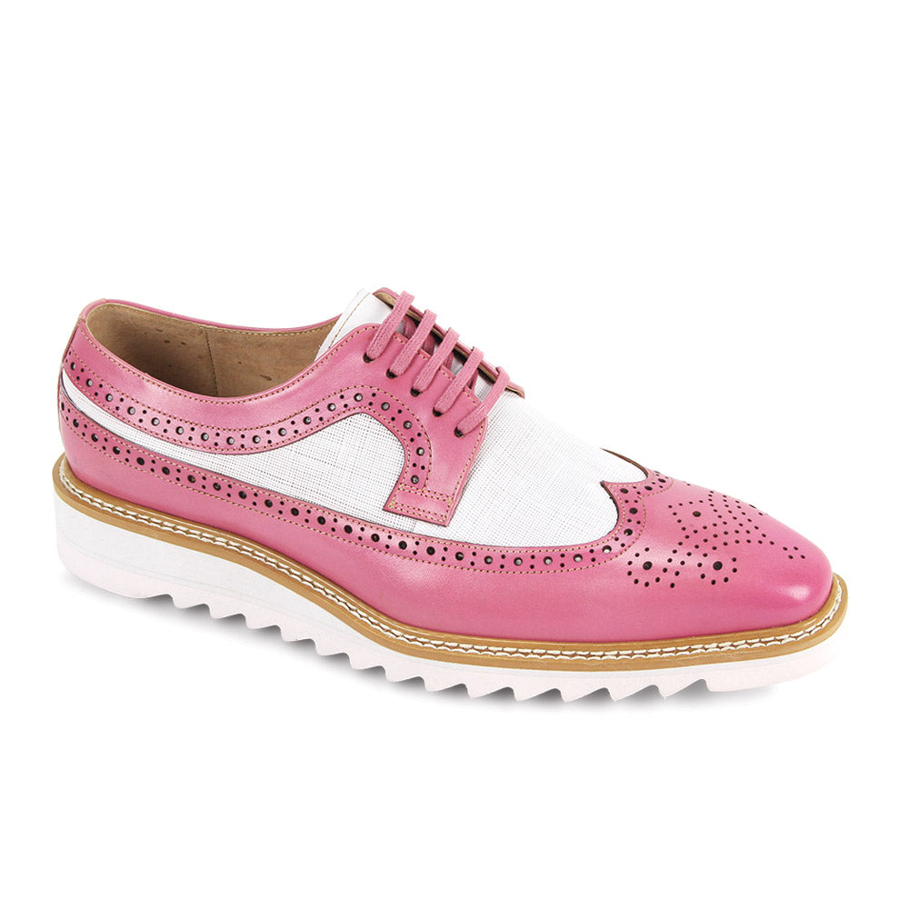 light pink dress shoes for men Giovanni Tone Dress Shoes Pink/white / 10.5