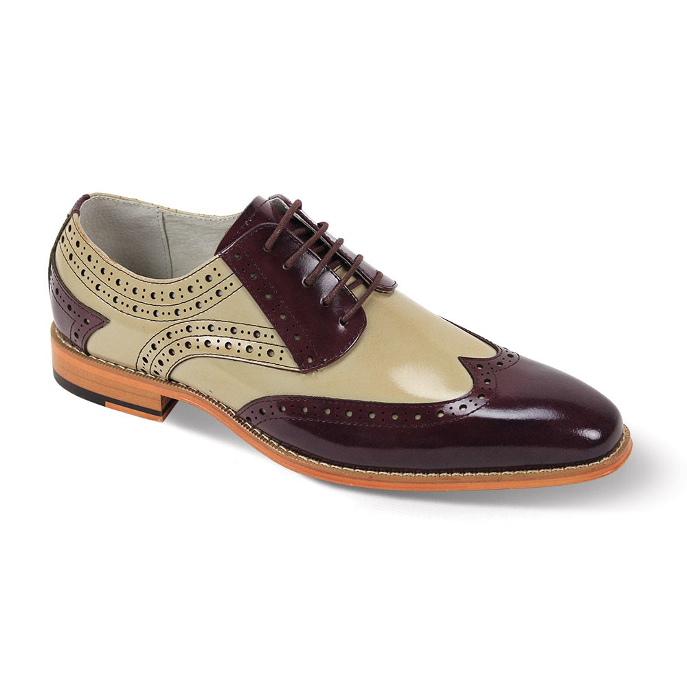 Giovanni Leather Dress Shoes-TROY-BURG-NAT