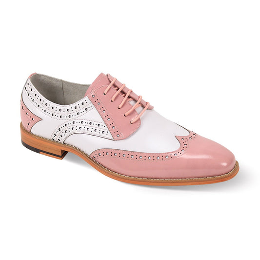Giovanni TROY-PNK-WHT Unisex Dress Shoes