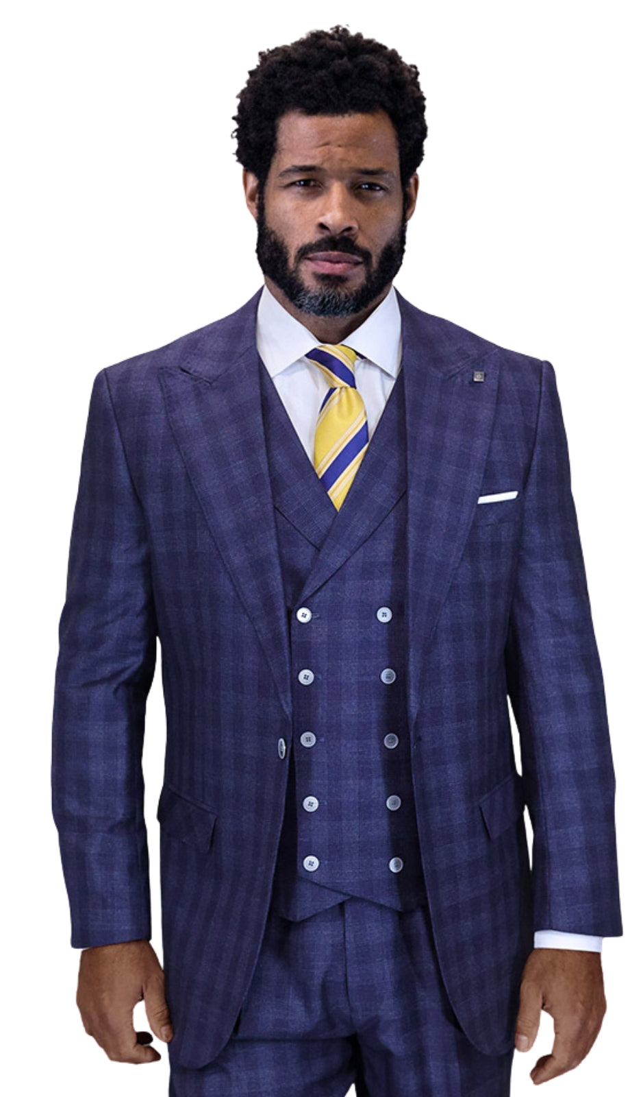 Statement BALANCIGA-NAVY-3PC Mens Suit
