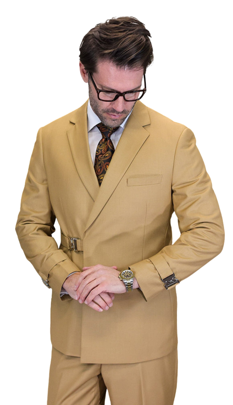 Statement BOLANZO-CAMEL-2PC Mens Suit