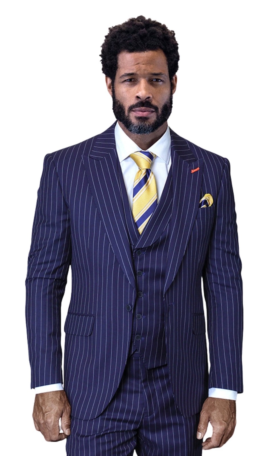 Statement BONITA-NAVY-3PC Mens Suit