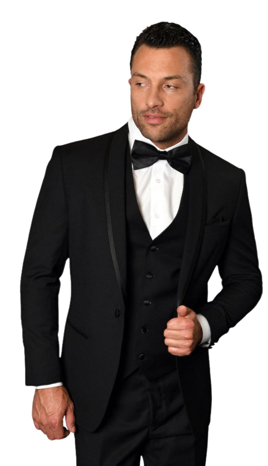 Statement CAESAR-BLACK Mens Suit