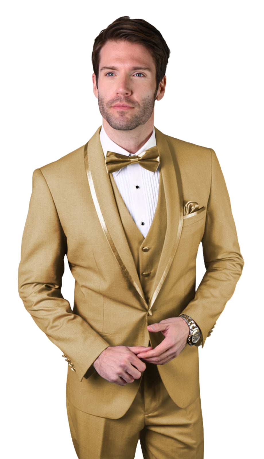 Champagne CAESAR-CHAMPAGNE Mens Church Suit