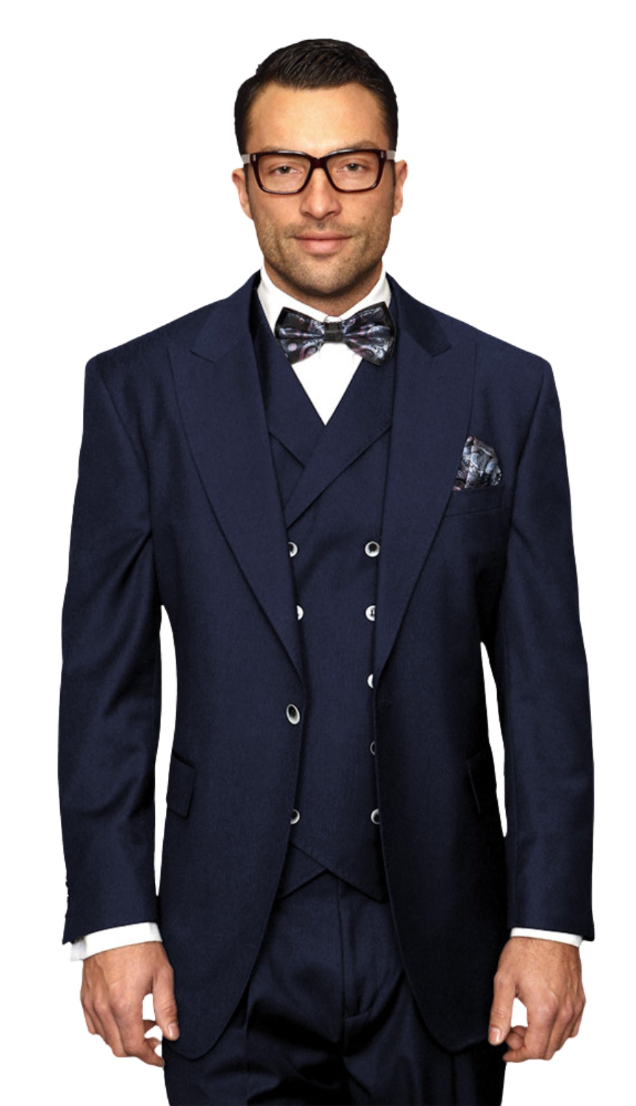 Statement FLORENCE-NAVY-3PC Mens Suit