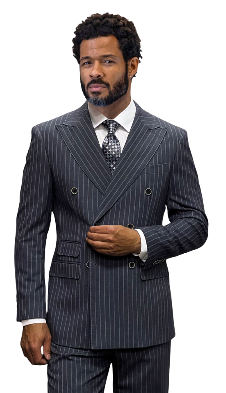Statement KELLY-CHARCOAL Mens Suit