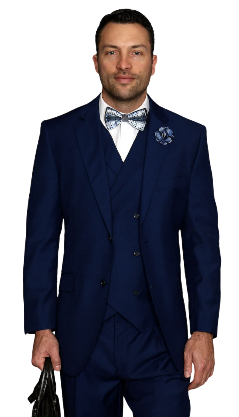 Statement MESSINA-SAPPHIRE-3PC Mens Suit