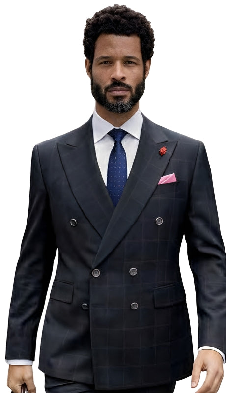 Statement ANTICA-BLACK Mens Suit