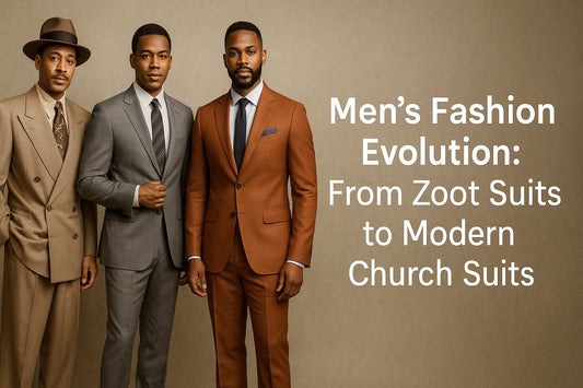 Men’s Fashion Evolution: From Zoot Suits to Modern Church Suits