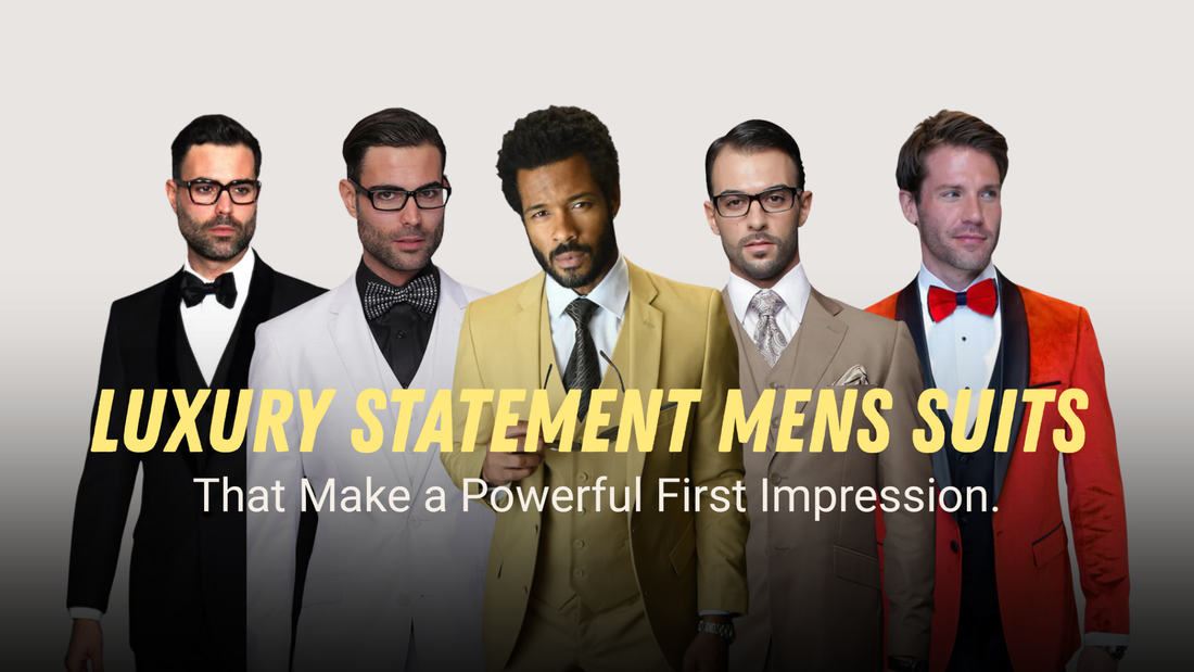 Luxury Statement Mens Suits That Make a Powerful First Impression.