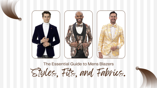 The Essential Guide to Mens Blazers: Styles, Fits, and Fabrics.