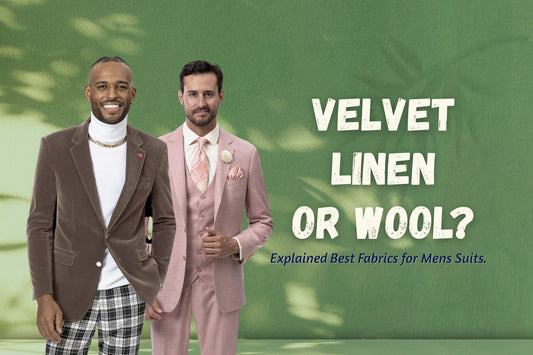 Velvet, Linen, or Wool? Explained Best Fabrics for Mens Suits.