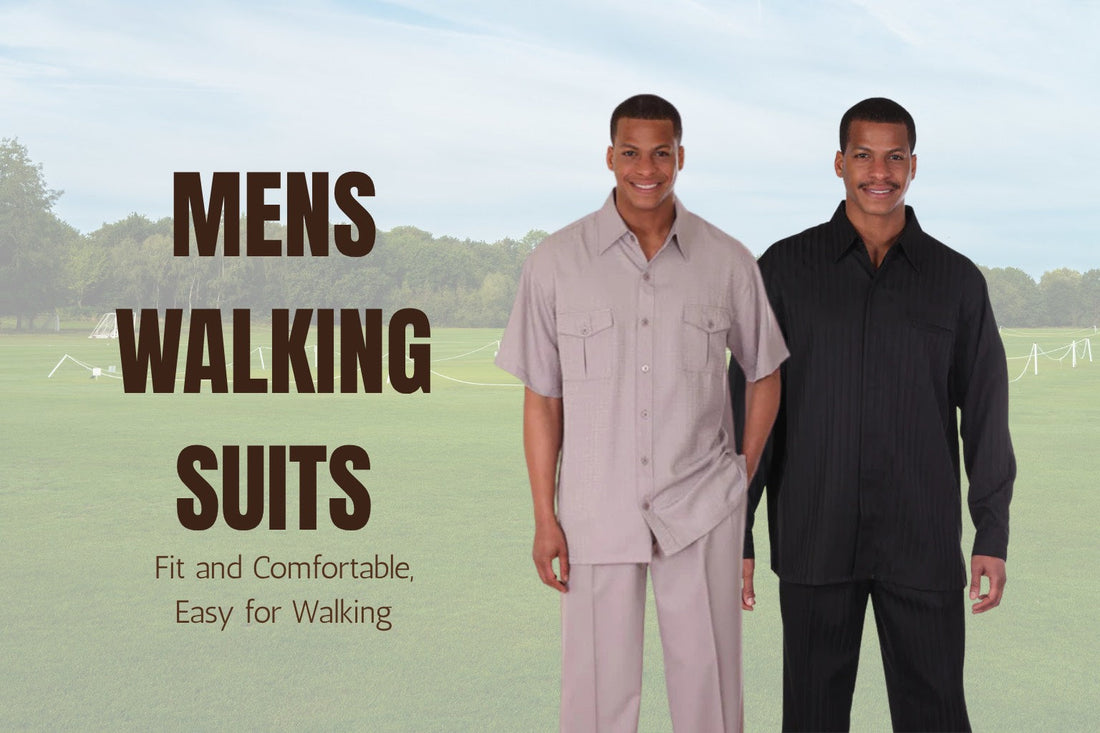 Mens walking suits: fit and comfortable, easy for walking.