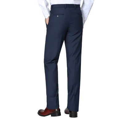 Renoir Mens Pant 201-19-NAVY ( Flat Front Suit Separate Pants )