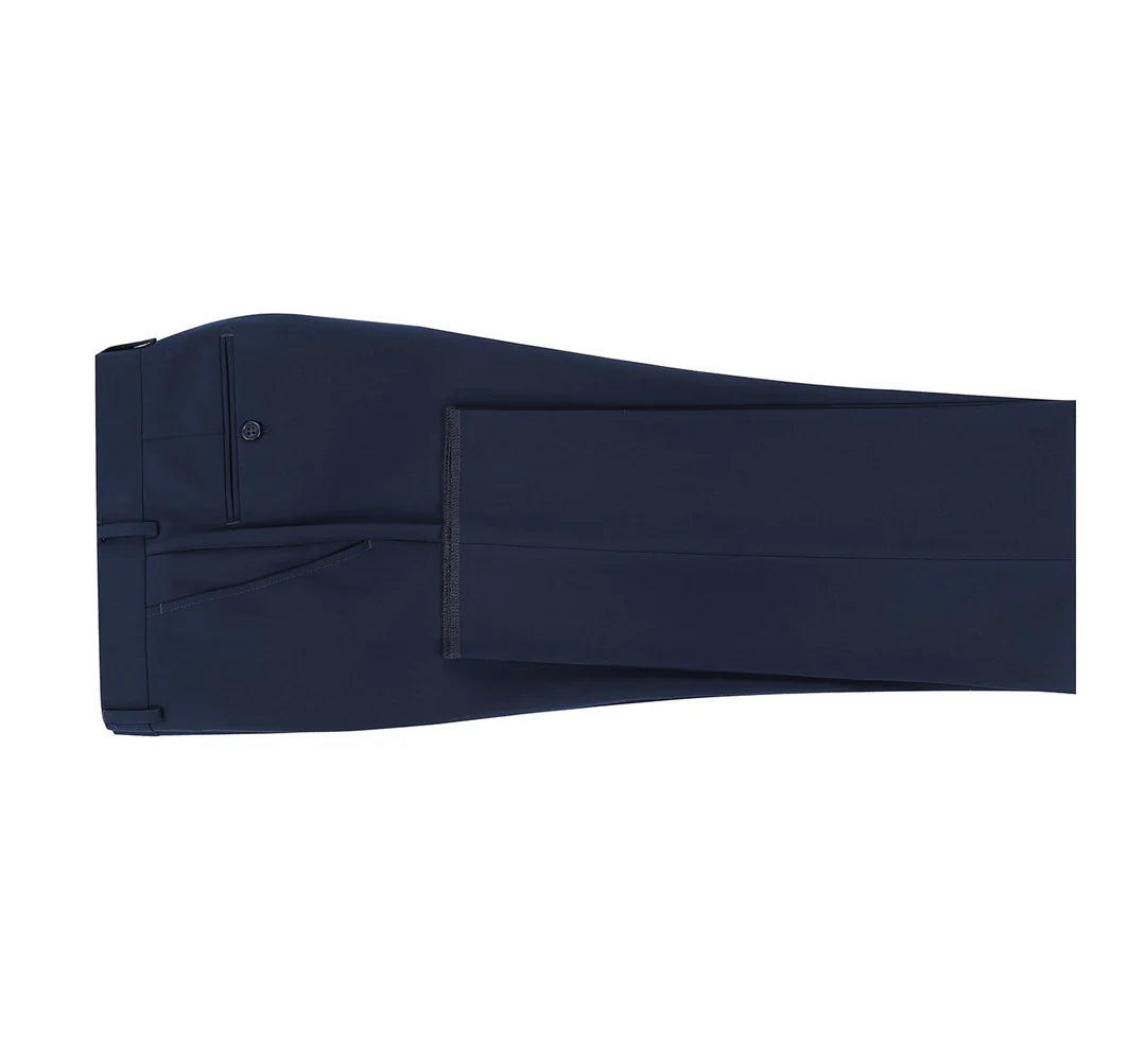 Renoir Mens Pant 201-19-NAVY ( Flat Front Suit Separate Pants )