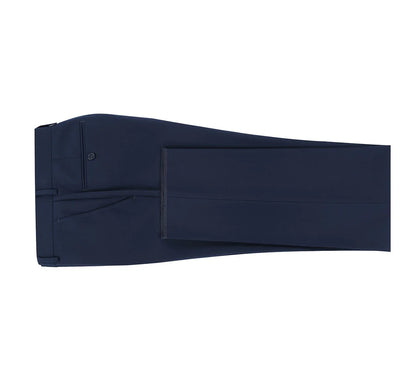 Renoir Mens Pant 201-19-NAVY ( Flat Front Suit Separate Pants )