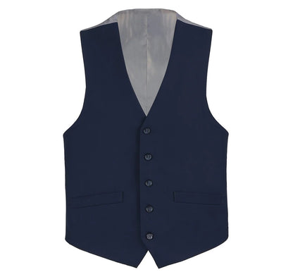 Renoir Mens Vest 201-19-NAVY ( Classic Fit Suit Separate Vest )