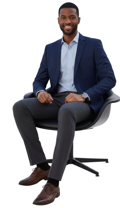 Renoir 201-19-NAVY Mens Blazer